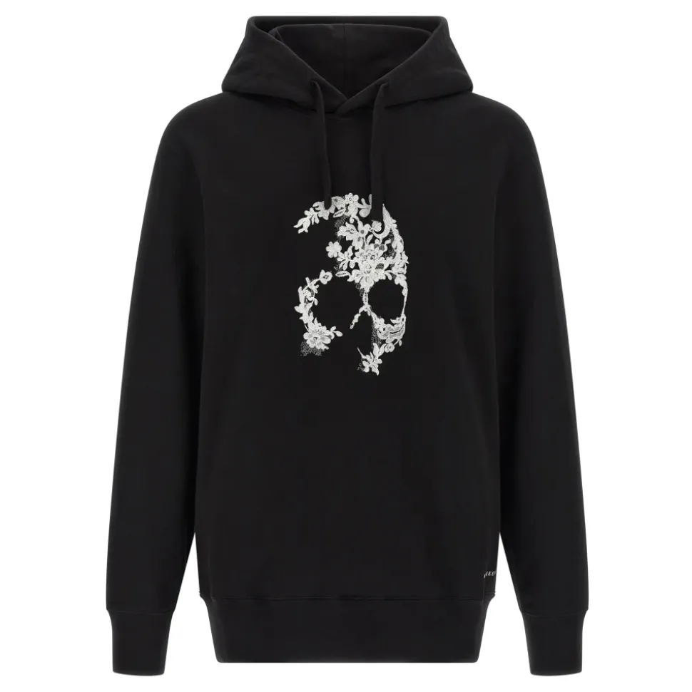 Lace Skull Hoodie