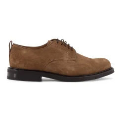 Lace-up Flat Shoes with Eyelet Detail