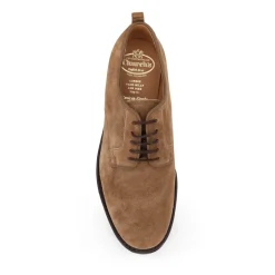 Lace-up Flat Shoes with Eyelet Detail