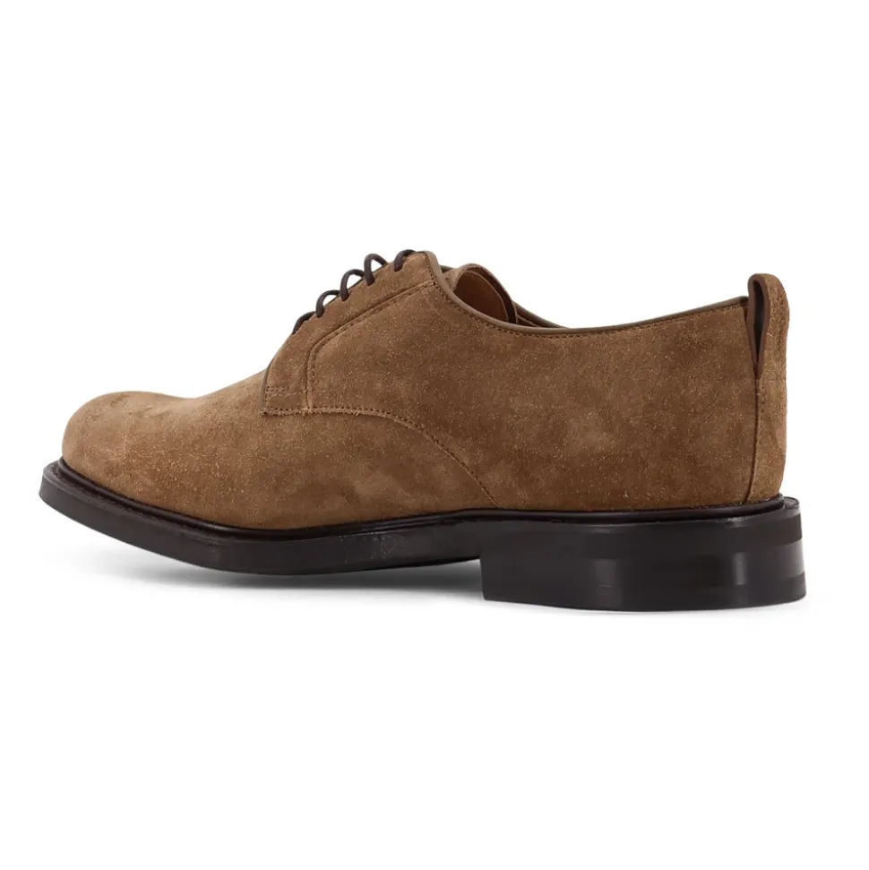 Lace-up Flat Shoes with Eyelet Detail