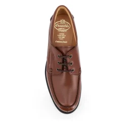 Lace-up Flat Shoes with Logo Detail