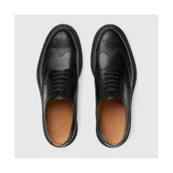Lace-up Shoes with Brogue Details