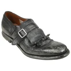 Lace-up Shoes with Buckle Detail