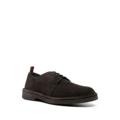 Lace-Up Suede Dress Shoes