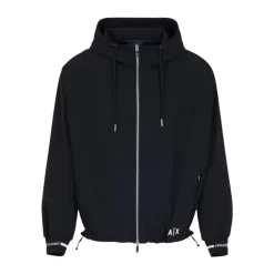Laminated Fabric Jacket with Hood
