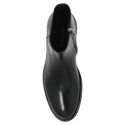 Leather ankle boots