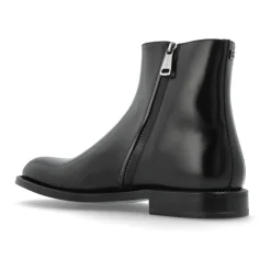Leather ankle boots