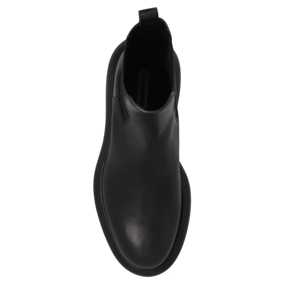 Leather ankle boots
