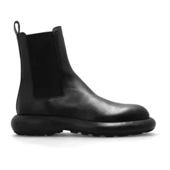 Leather ankle boots