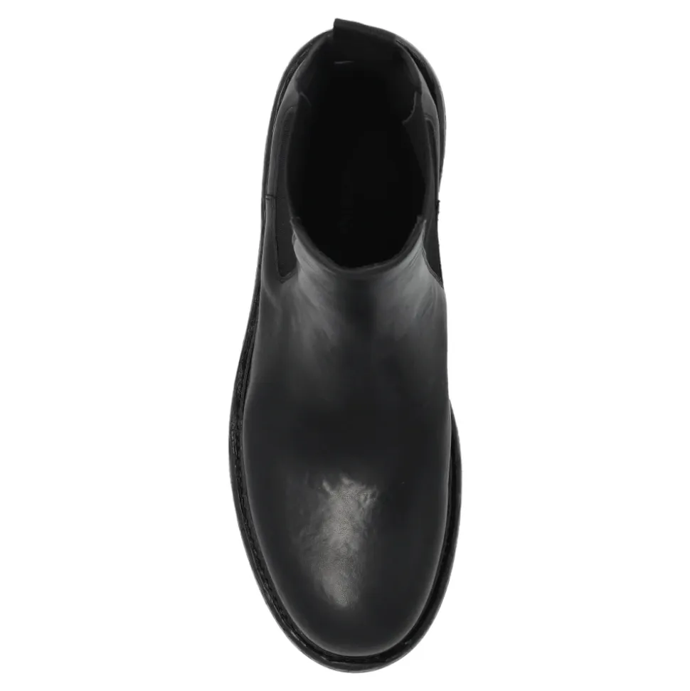 Leather ankle boots