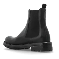 Leather ankle boots