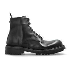Leather ankle boots