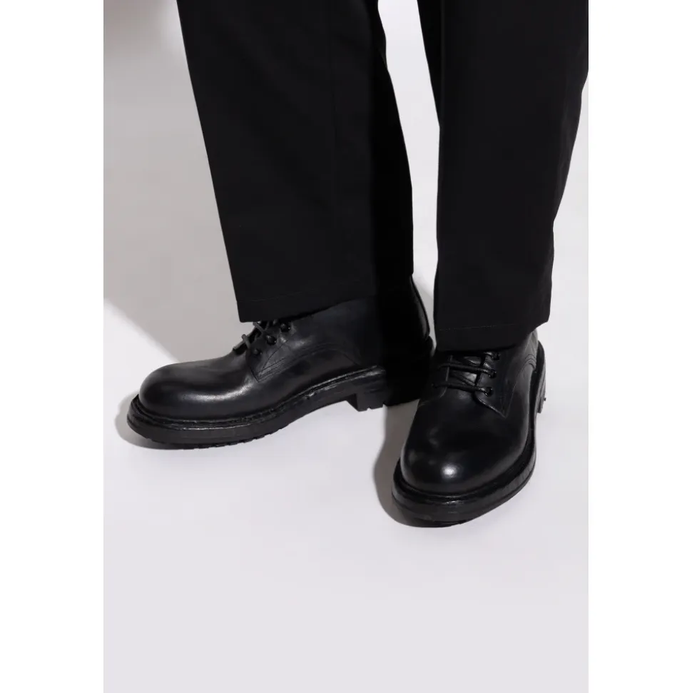 Leather ankle boots