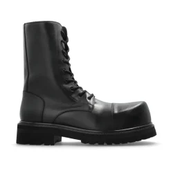 Leather ankle boots