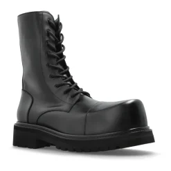 Leather ankle boots
