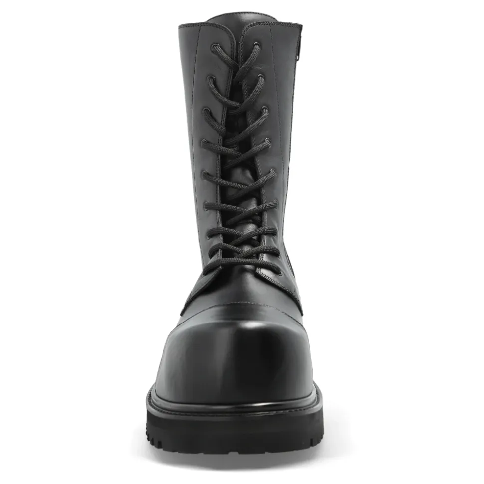 Leather ankle boots