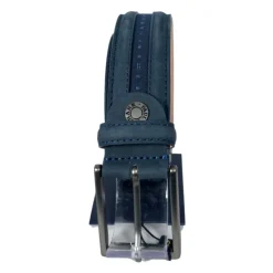 Leather Belt with Flag Ribbon