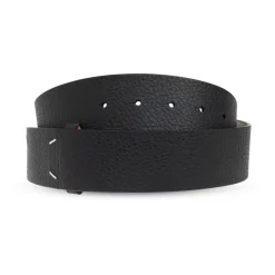 Leather Belt with Logo
