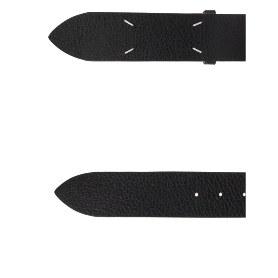 Leather Belt with Logo