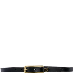 Leather Belt With Logo