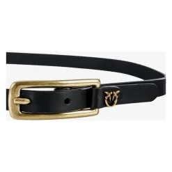 Leather Belt With Logo