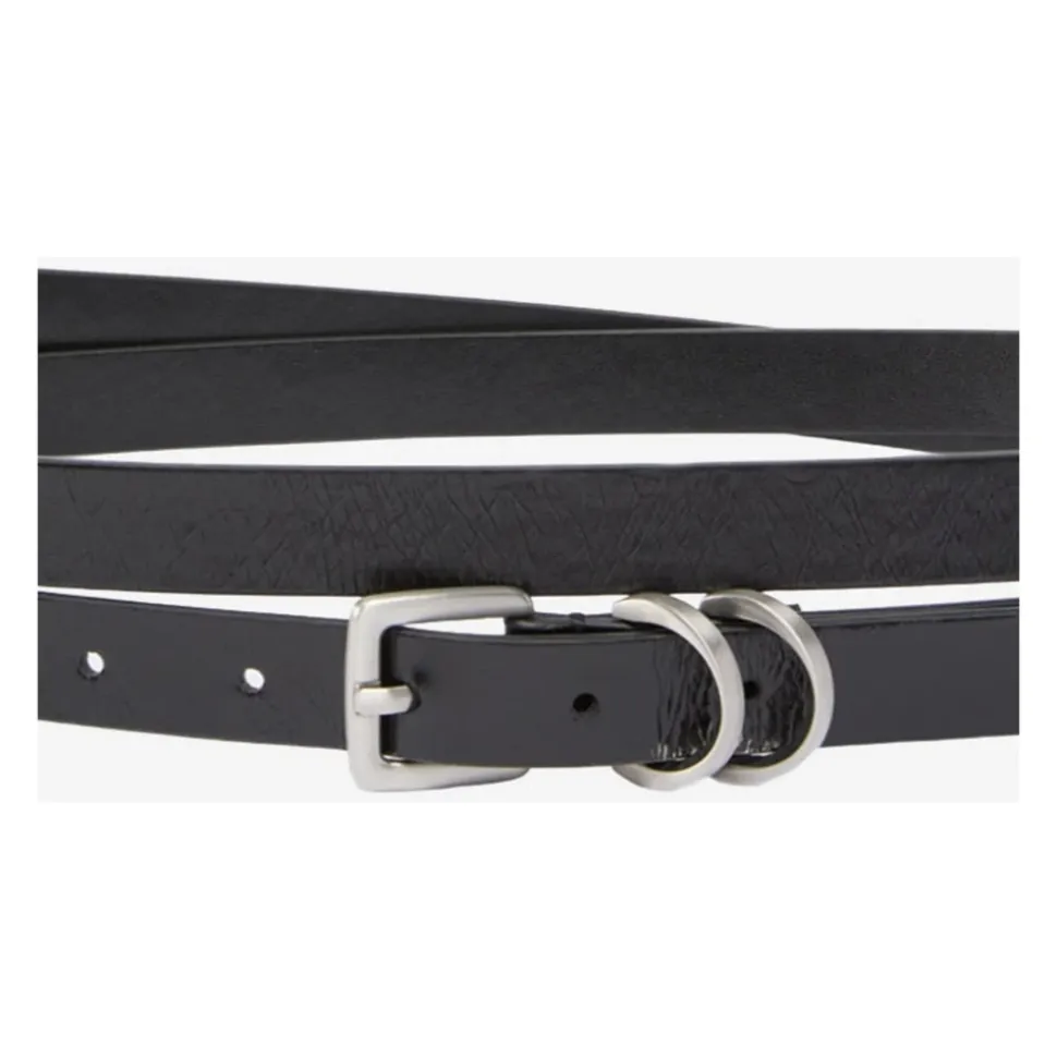 Leather Belt with Logo