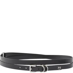 Leather Belt with Logo