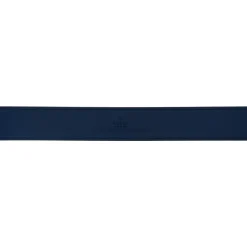 Leather Belt with Logo Buckle