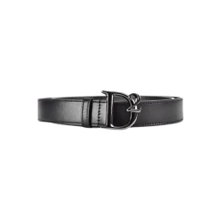 Leather Belt with Metal Buckle