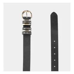Leather Belt with Studs