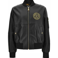 Leather Bomber Jacket