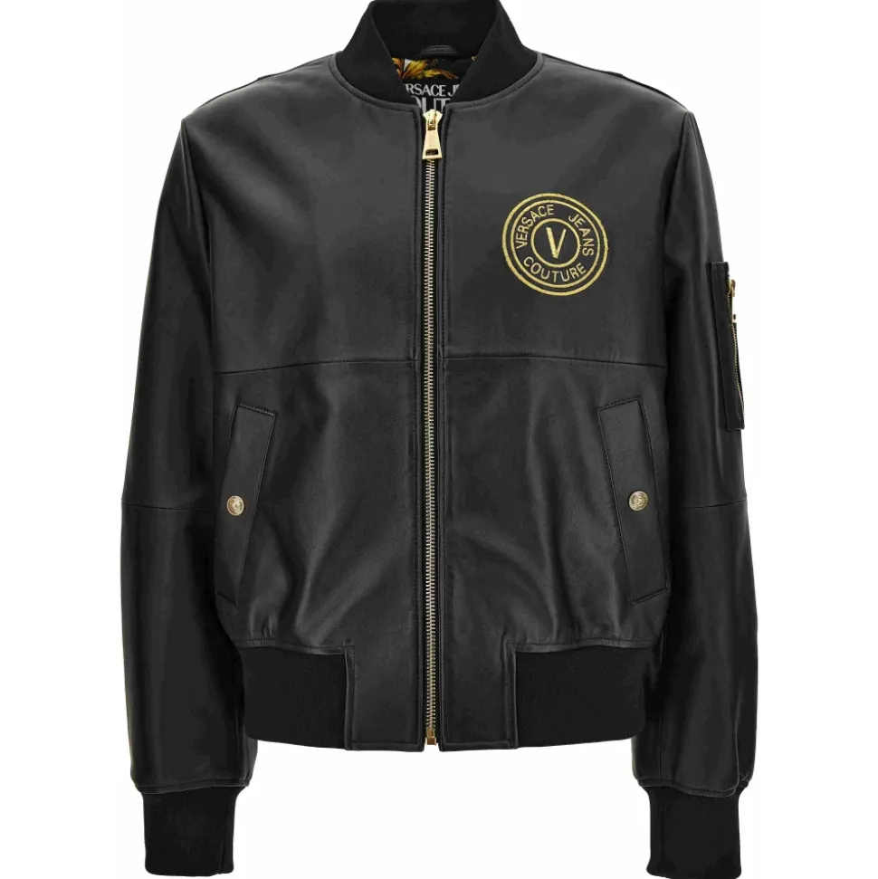 Leather Bomber Jacket
