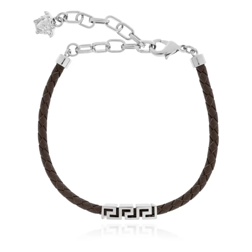Leather Bracelet With Logo