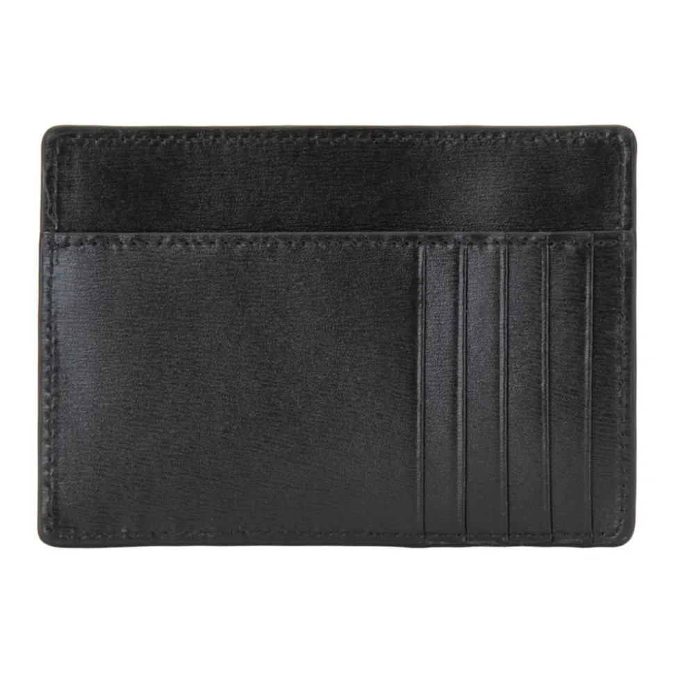 Leather Card Holder with Coin Pocket