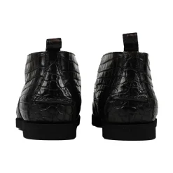 Leather Crocodile Boots