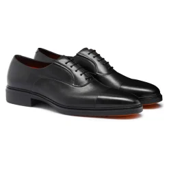 Leather Easy-On Oxford shoes