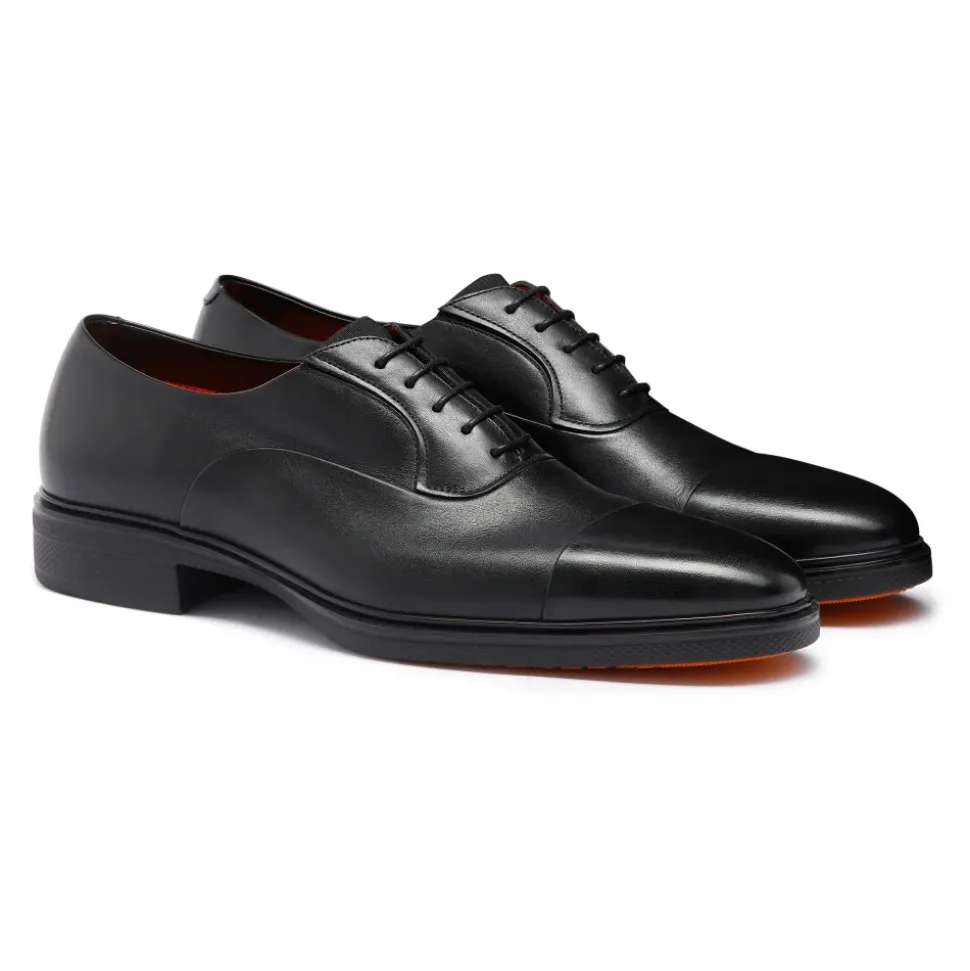 Leather Easy-On Oxford shoes