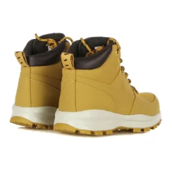 Leather High Boot Brown Lace Closure
