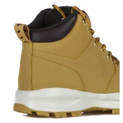 Leather High Boot Brown Lace Closure