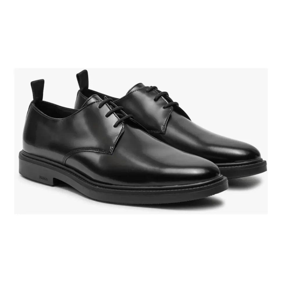 Leather Lace-Up Shoes