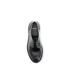 Leather Lace-Ups with Contemporary Twist
