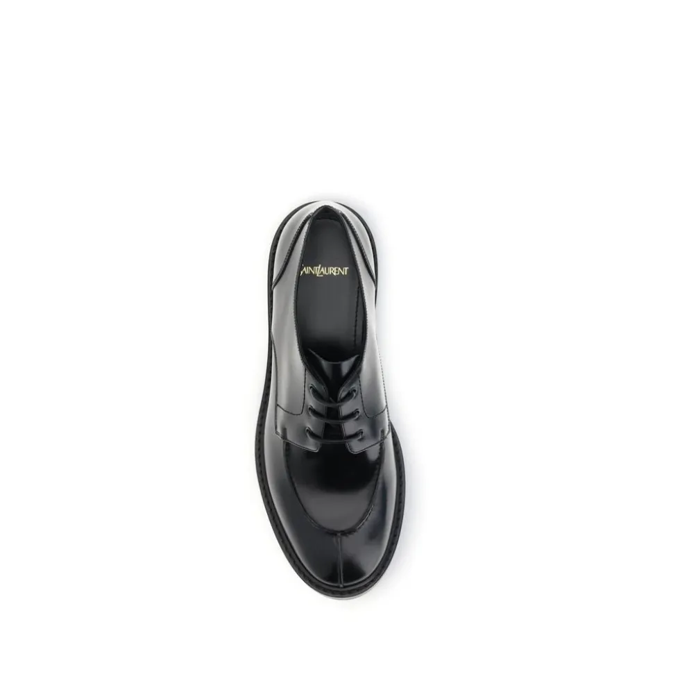 Leather Lace-Ups with Contemporary Twist
