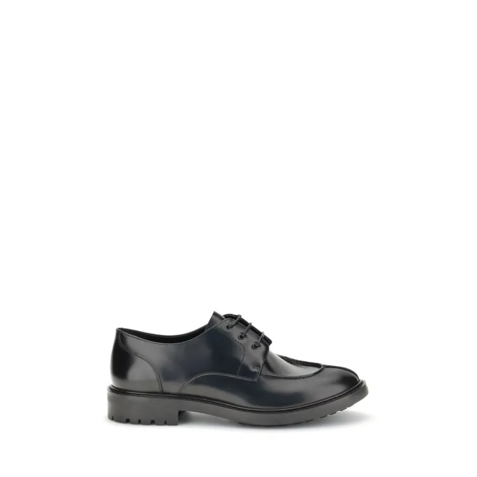 Leather Lace-Ups with Contemporary Twist