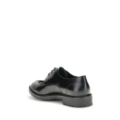 Leather Lace-Ups with Contemporary Twist