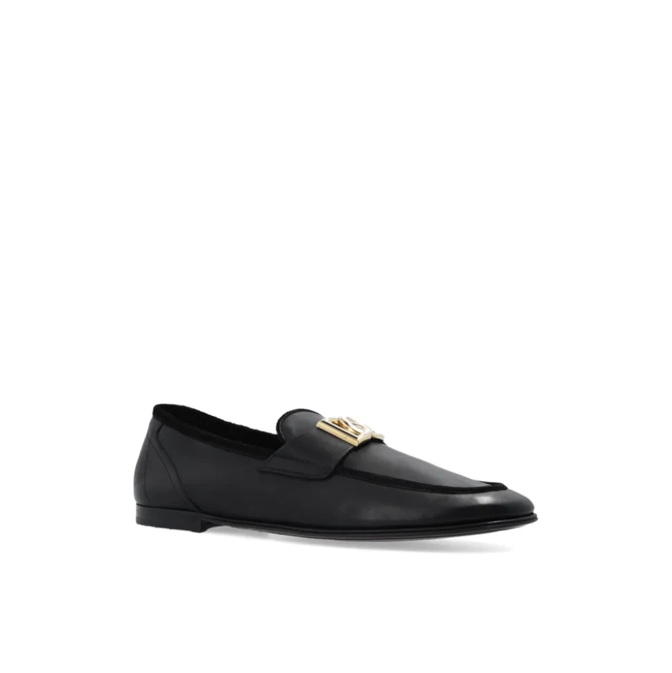 Leather loafers