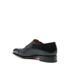 Leather Monk Strap Shoes