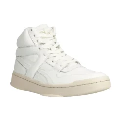 Leather Round Toe Sneakers