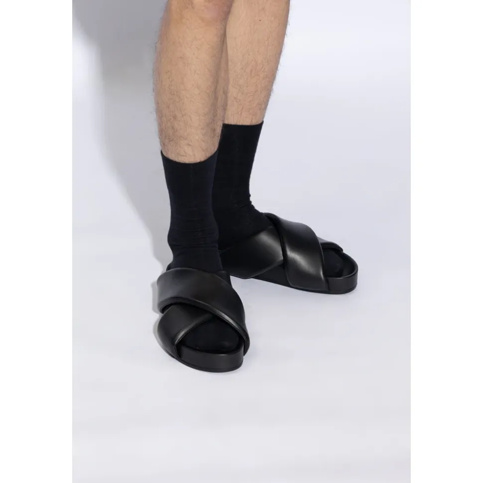 Leather Slides