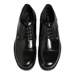 Leather Studded Formal Derby Shoes