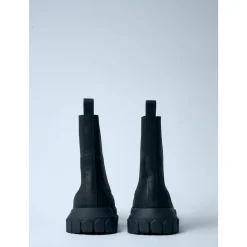 Leather Tractor Boots with Track Outsole